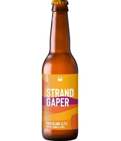 Scheldebrouwerij Strandgaper Blond, bier op voorraad bij slijterij t Bockje in Bathmen