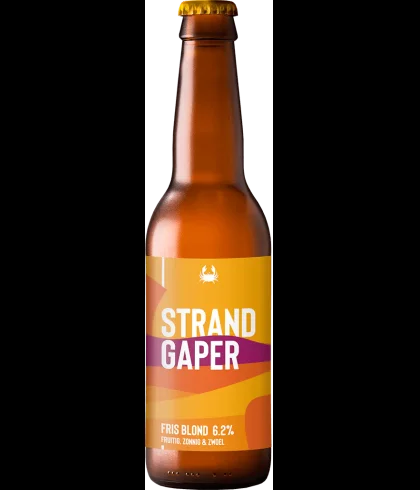 Scheldebrouwerij Strandgaper Blond, bier op voorraad bij slijterij t Bockje in Bathmen
