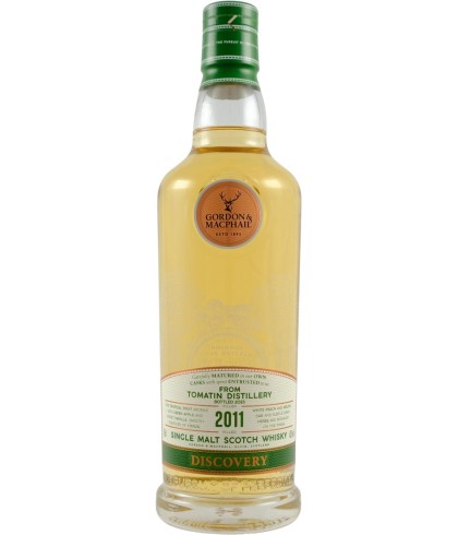Fles Discovery Tomatin 2011, single malt whisky, op voorraad bij slijterij t Bockje in Bathmen