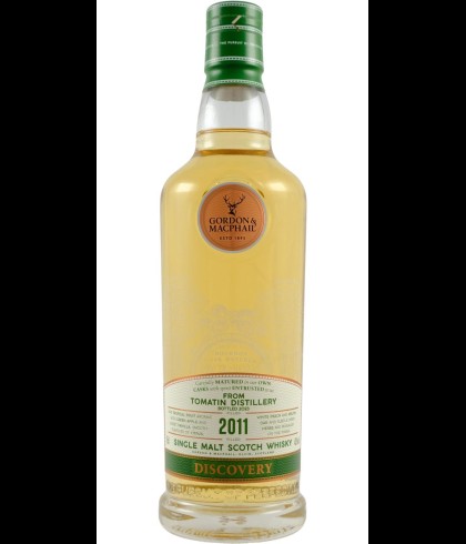 Fles Gordon and Macphail Discovery Tomatin 2011, Highland single malt whisky, op voorraad bij slijterij t Bockje in Bathmen