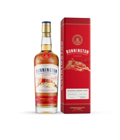 Fles Bonnington Single Malt Oloroso Sherry Cask, whisky, op voorraad bij slijterij t Bockje in Bathmen
