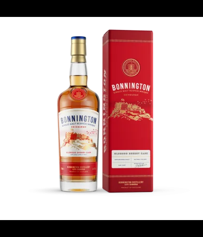 Fles Bonnington Single Malt Oloroso Sherry Cask, whisky, op voorraad bij slijterij t Bockje in Bathmen