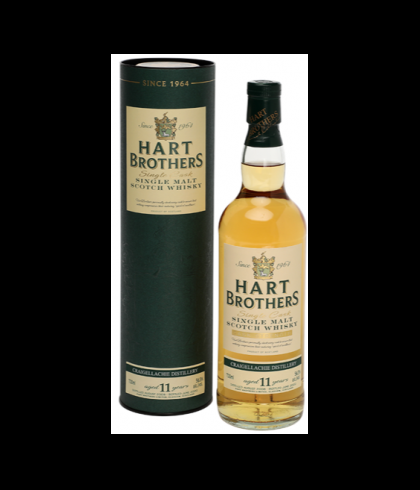 Fles Hart Brothers Craigellachie 11 Years Old, single malt whisky, op voorraad bij slijterij t Bockje in Bathmen