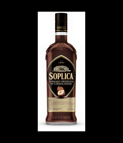 Fles Soplica Orzech w Czekoladzie, wodka, op voorraad bij slijterij t Bockje in Bathmen