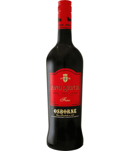 Osborne Fino Quinta Sherry, op voorraad bij slijterij t Bockje in Bathmen