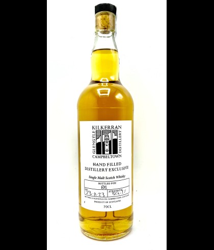 Fles Campbeltown single malt van Kilkerran, op voorraad bij slijterij t Bockje in Bathmen