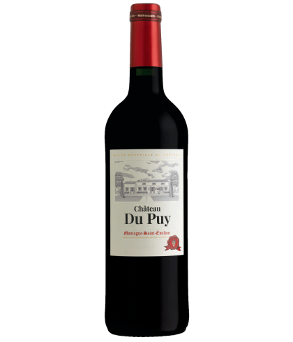 Fles Château du Puy Montagne Saint-Emilion, wijn op voorraad bij slijterij t Bockje in Bathmen