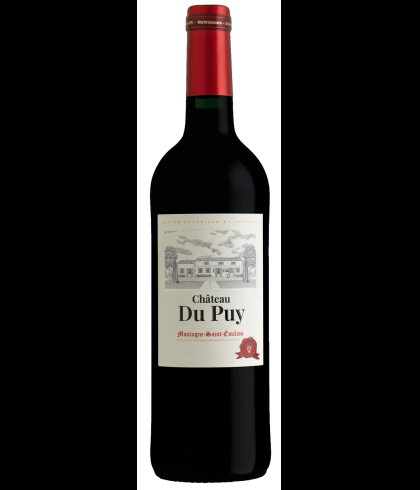 Fles Château du Puy Montagne Saint-Emilion, wijn op voorraad bij slijterij t Bockje in Bathmen