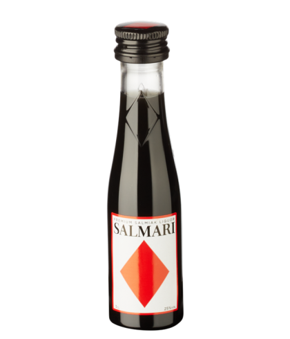 Salmari Premium Salmiak Liquor, op voorraad bij slijterij t Bockje in Bathmen