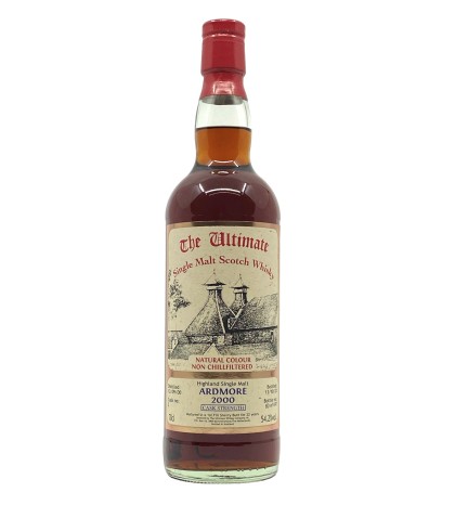 Fles The Ultimate Ardmore 2000 22 Years Old Cask Strength, single malt whisky, op voorraad bij slijterij t Bockje in Bathmen