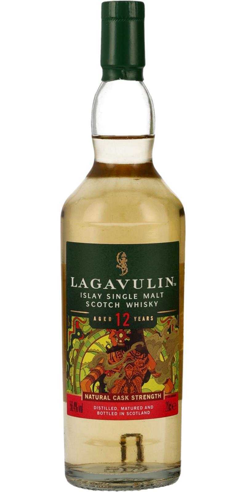 Fles Islay single malt van Lagavulin, op voorraad bij slijterij t Bockje in Bathmen