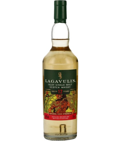 Fles Islay single malt van Lagavulin, op voorraad bij slijterij t Bockje in Bathmen