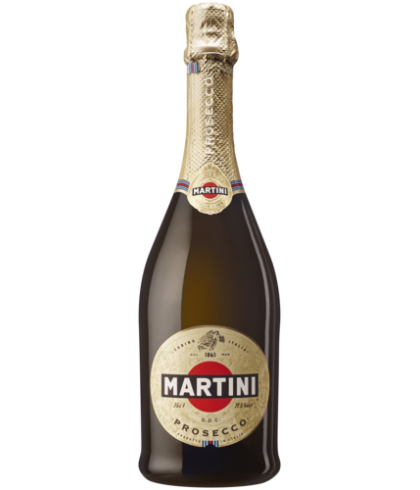 Fles Martini Prosecco, wijn op voorraad bij slijterij t Bockje in Bathmen