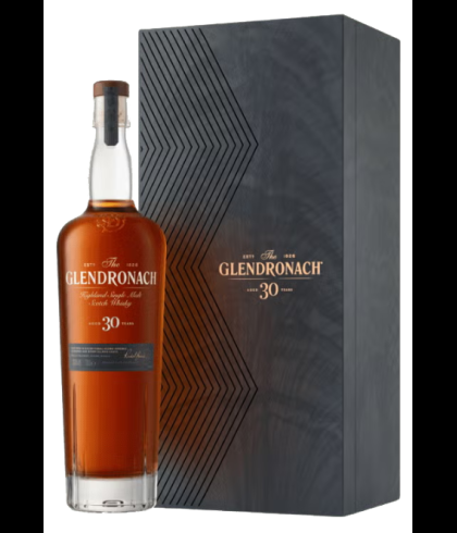 Fles GlenDronach 30 Years Old, single malt whisky, op voorraad bij slijterij t Bockje in Bathmen