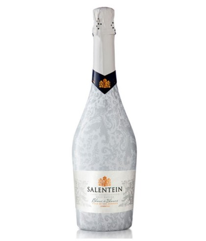Fles Salentein Blanc de Blancs, wijn, op voorraad bij slijterij t Bockje in Bathmen