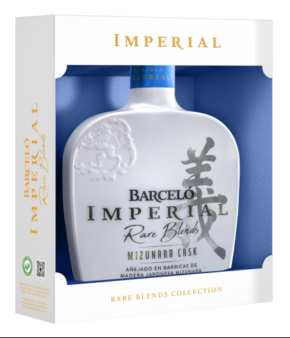 Fles Barceló Imperial Mizunara Cask Finish, rum, bij slijterij t Bockje in Bathmen
