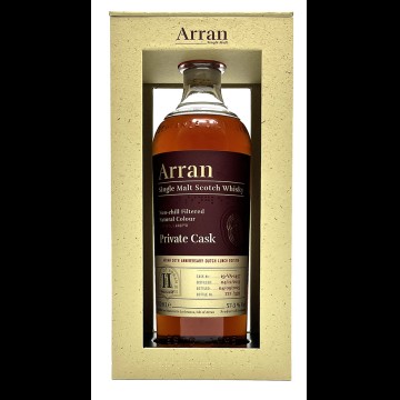 Arran 11Y Private Cask Dutch Lunch Edition 30th Anniversary