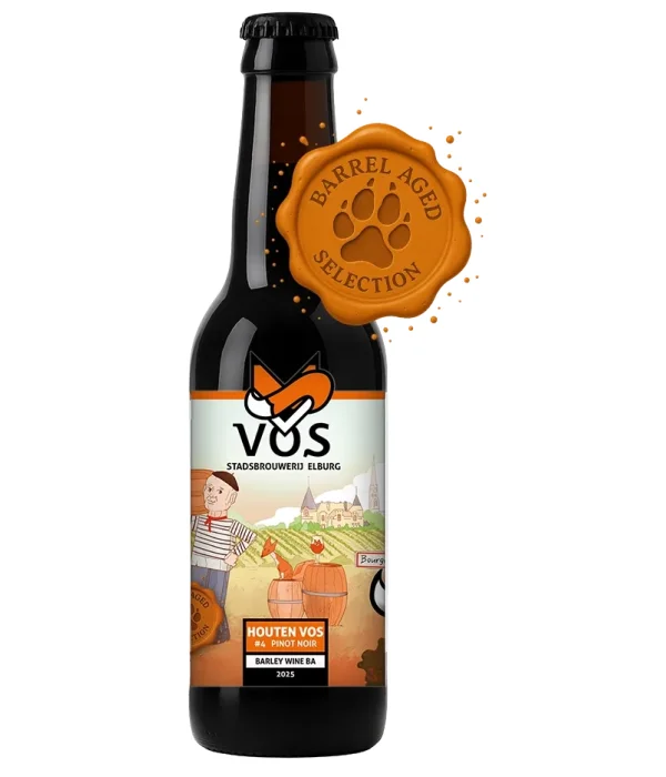 Brouwerij Vos Houten Vos #4 Barrel Aged serie bij t Bockje in Bathmen