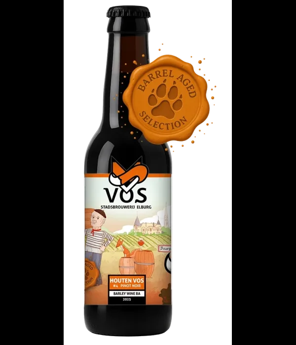 Brouwerij Vos Houten Vos #4 Barrel Aged serie bij t Bockje in Bathmen
