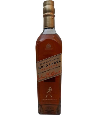 Fles blended Scotch van Johnnie Walker, op voorraad bij slijterij t Bockje in Bathmen