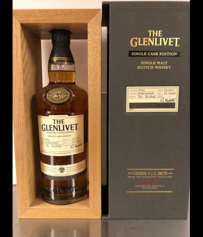 Fles The Glenlivet Baderonach 16 Years Old, single malt whisky, op voorraad bij slijterij t Bockje in Bathmen