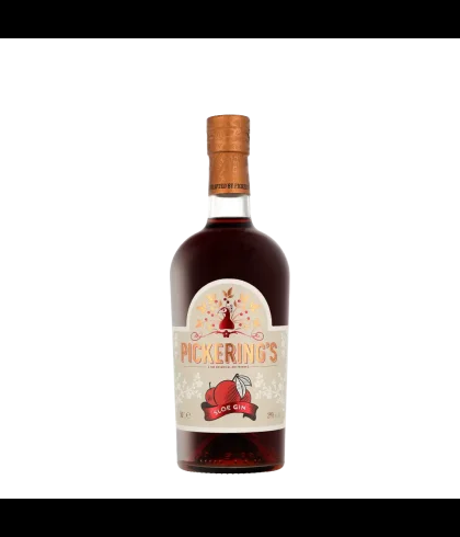 Fles Pickering's Sloe Gin, gin, op voorraad bij slijterij t Bockje in Bathmen