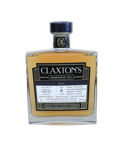Fles Claxton’s Caol Ila 2013 8 Years Old, single malt whisky, op voorraad bij slijterij t Bockje in Bathmen