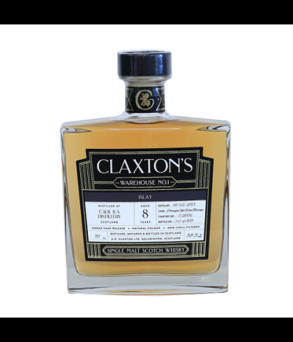 Fles Claxton&rsquo;s Caol Ila 2013 8 Years Old, single malt whisky, op voorraad bij slijterij t Bockje in Bathmen