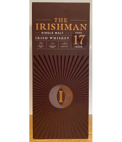 Fles The Irishman 17 Years Old Single Malt, whisky, bij slijterij t Bockje in Bathmen