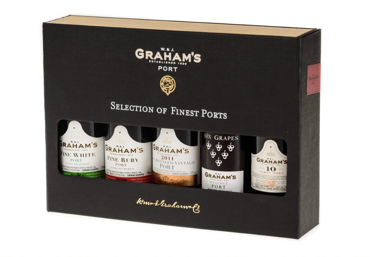 Port Graham’s Mini Selection Gift Pack van Graham's, op voorraad bij slijterij ’t Bockje in Bathmen