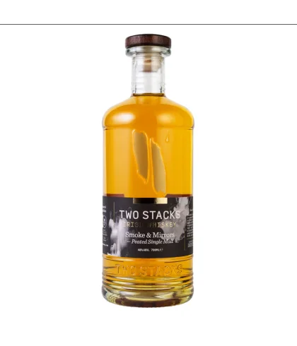 Fles Two Stacks Smoke & Mirrors, whisky, op voorraad bij slijterij ’t Bockje in Bathmen