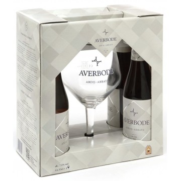 Averbode Geschenkverpakking + Glas