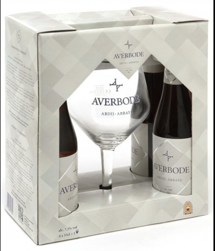 Geschenk Averbode Geschenkverpakking + Glas, bij slijterij ’t Bockje in Bathmen
