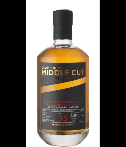 Fles Schotse graanwhisky van Invergordon, op voorraad bij slijterij t Bockje in Bathmen