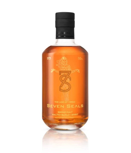 Fles Seven Seals The Age of Virgo, Zwitserse whisky, op voorraad bij slijterij t Bockje in Bathmen