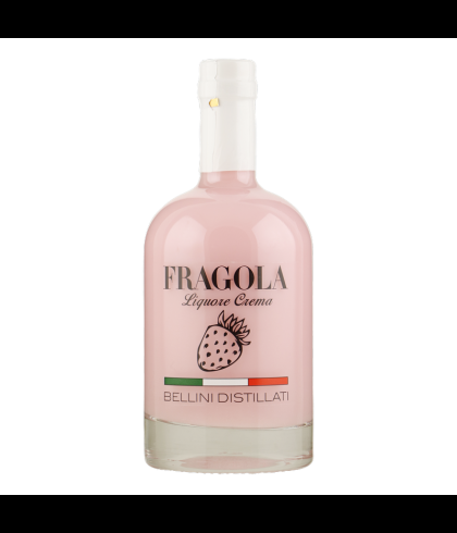 Bellini Liquore Crema Fragola / Aardbei, op voorraad bij slijterij t Bockje in Bathmen