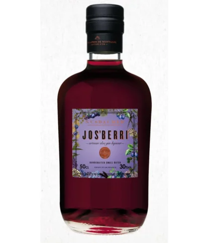 Nusbaumer Jos'Berri Sloe Gin, op voorraad bij slijterij t Bockje in Bathmen
