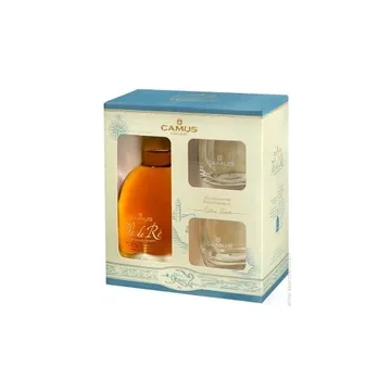 Ile de Re cognac by Camus geschenk + 2 glazen