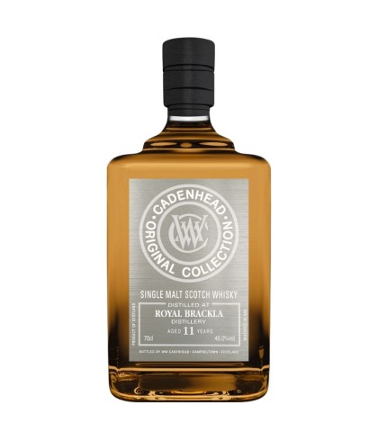 Fles Cadenhead’s Royal Brackla 11 Years Old, single malt whisky, op voorraad bij slijterij t Bockje in Bathmen