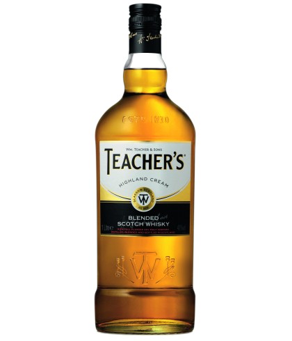 Fles Teacher's Whisky, whisky, op voorraad bij slijterij t Bockje in Bathmen