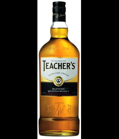Fles Teacher's Whisky, whisky, op voorraad bij slijterij t Bockje in Bathmen
