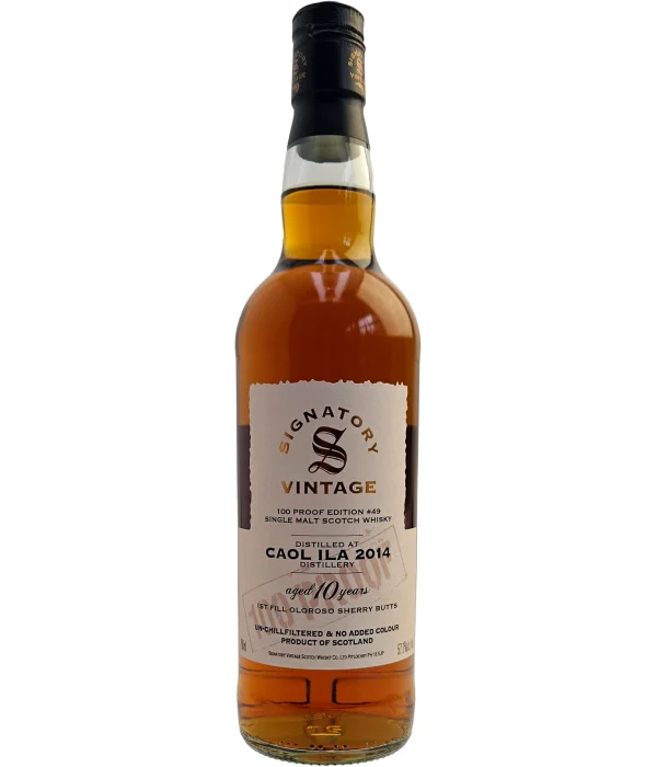 Signatory Vintage Caol Ila 2014 100 Proof Edition #49 bij t Bockje in Bathmen
