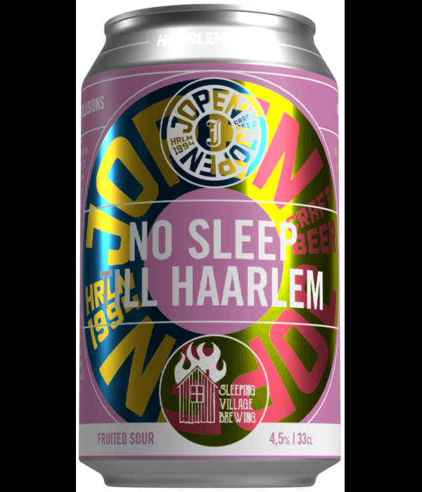 Jopen x Sleeping Village Brewing: No Sleep Till Haarlem Fruited Sour bij t Bockje in Bathmen