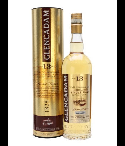 Fles Glencadam 13 Years Old, single malt whisky, op voorraad bij slijterij t Bockje in Bathmen