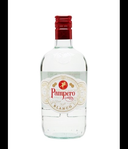 Fles Pampero Blanco, rum, op voorraad bij slijterij t Bockje in Bathmen