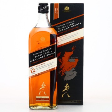 Johnnie Walker 12 Years Old Black Label Highlands Origin