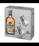 Lambay Malt Irish Whiskey Giftpack met Glazen
