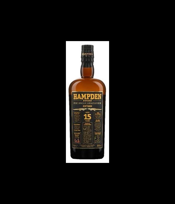 Hampden Fifteen Estate Pure Jamaican Rum 15Y bij t Bockje in Bathmen