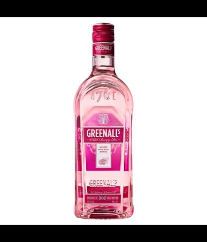 Fles Greenall's Pink Gin, gin, op voorraad bij slijterij t Bockje in Bathmen