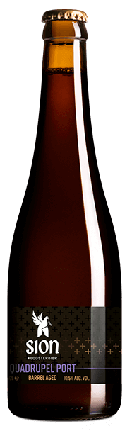 Fles Sion Barrel Aged Quadrupel Port, bier van Sion, op voorraad bij slijterij t Bockje in Bathmen